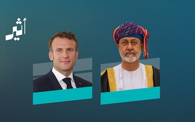 الرئيس الفرنسي: دور سلطنة عمان حاسم في خفض التصعيد