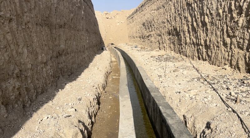 بأكثر من مليون ريال: الأعمال تتواصل في مشروع تطوير فلجي البريمي وصعراء